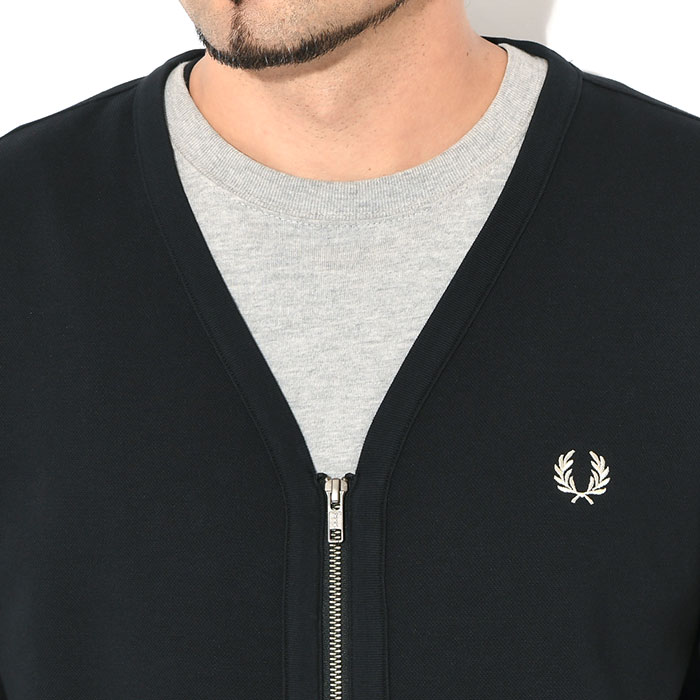 FRED PERRY フレッドペリー カーディガン メンズ ジップ スルー
