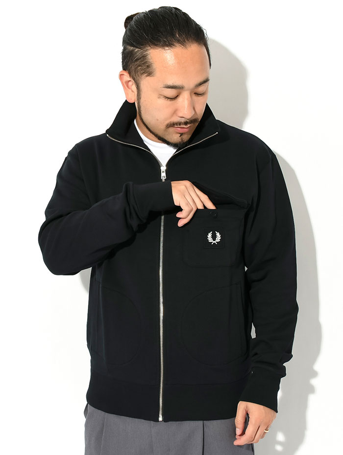 フレッドペリー ジャケット FRED PERRY メンズ ファネル ネック バッジ