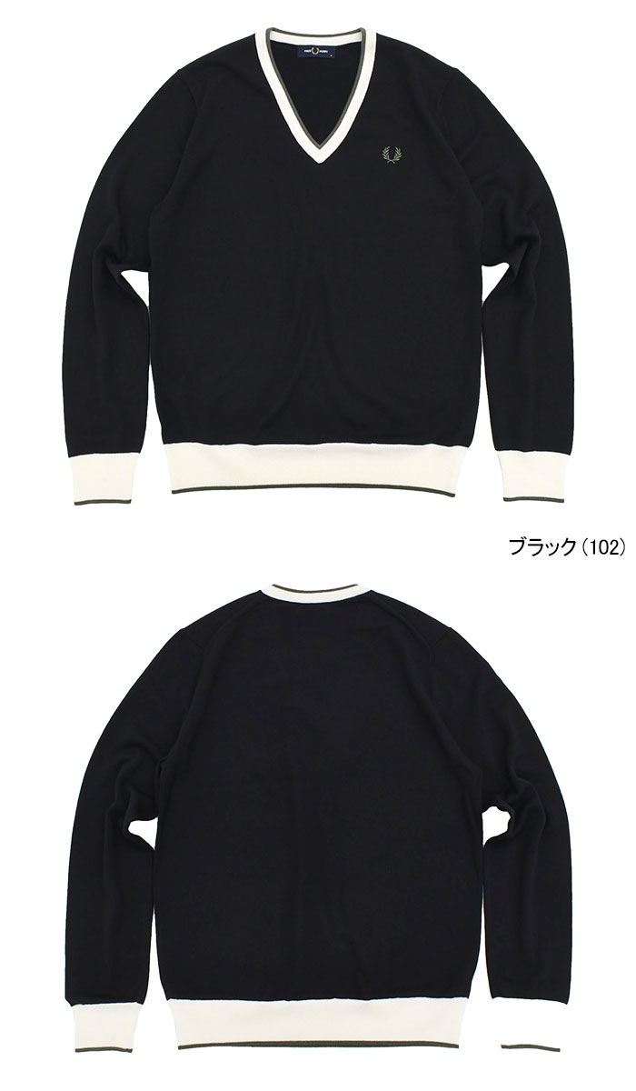 FRED PERRY フレッドペリー セーター メンズ コントラスト