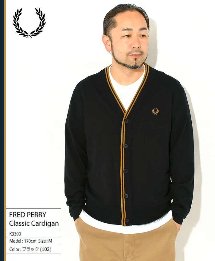 FRED PERRY カーディガン/ フレッドペリー FRED PERRY（フレッドペリー） カーディガン メンズ 26FW クラシック