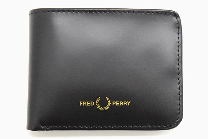 FRED PERRY フレッドペリー 財布 メンズ マット レザー ビル