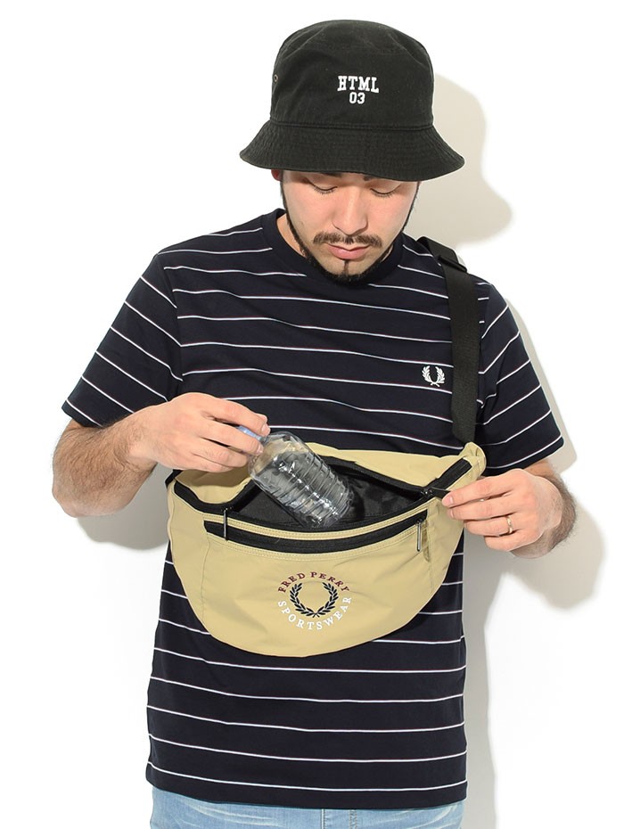 FRED PERRY フレッドペリー ボディバッグ ブランデッド リップス