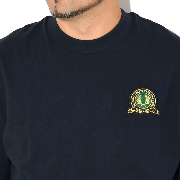 FRED PERRY（フレッドペリー） Tシャツ 半袖 メンズ テニス バッジ