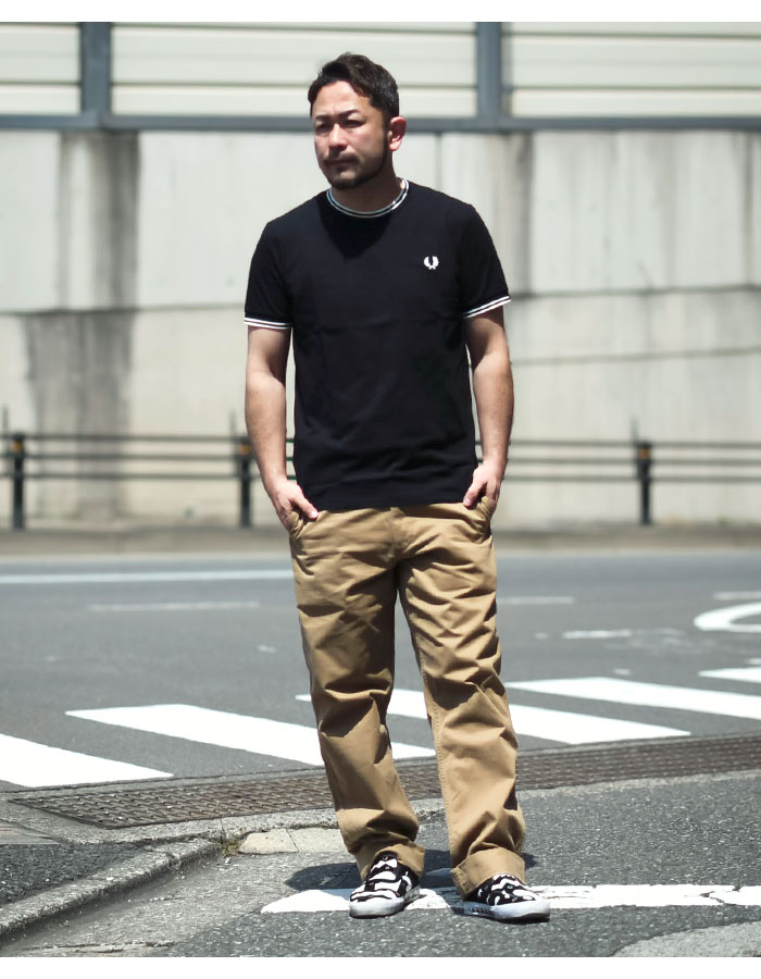 FRED PERRYフレッドペリーのTシャツ Twin Tipped03