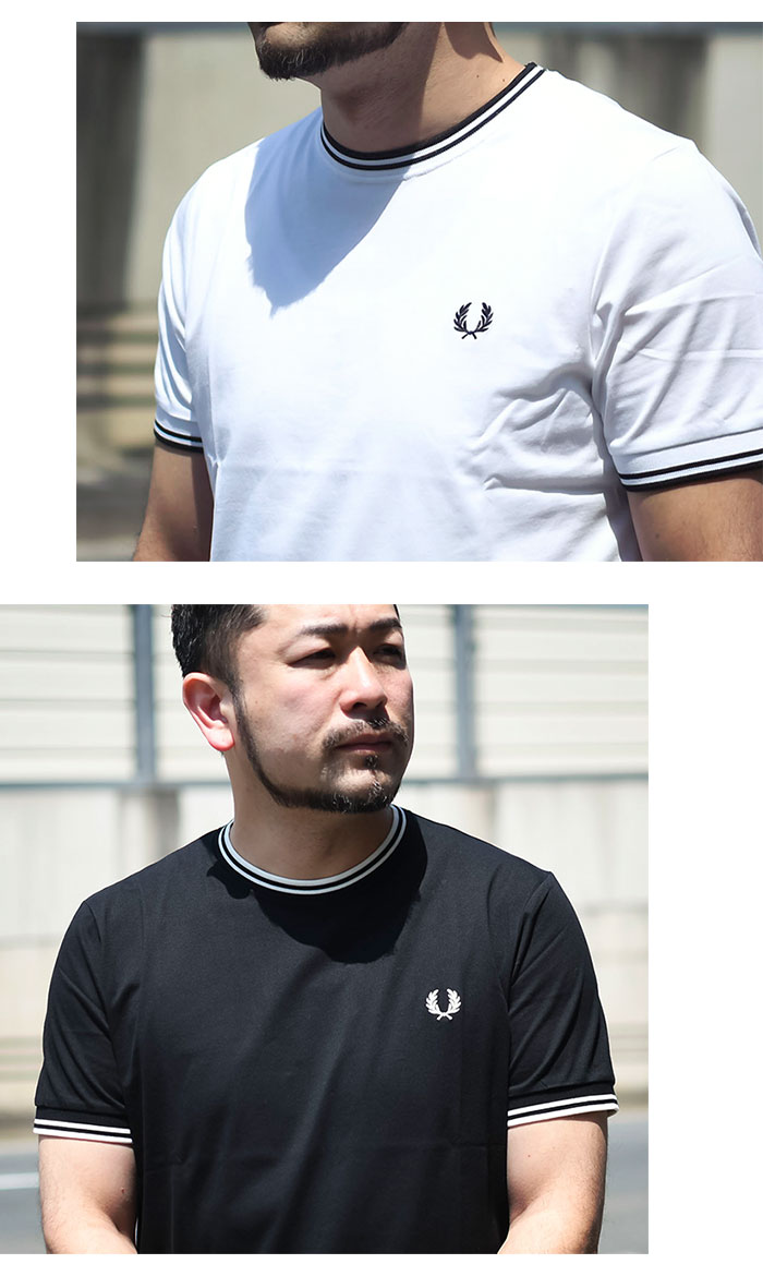 FRED PERRYフレッドペリーのTシャツ Twin Tipped04