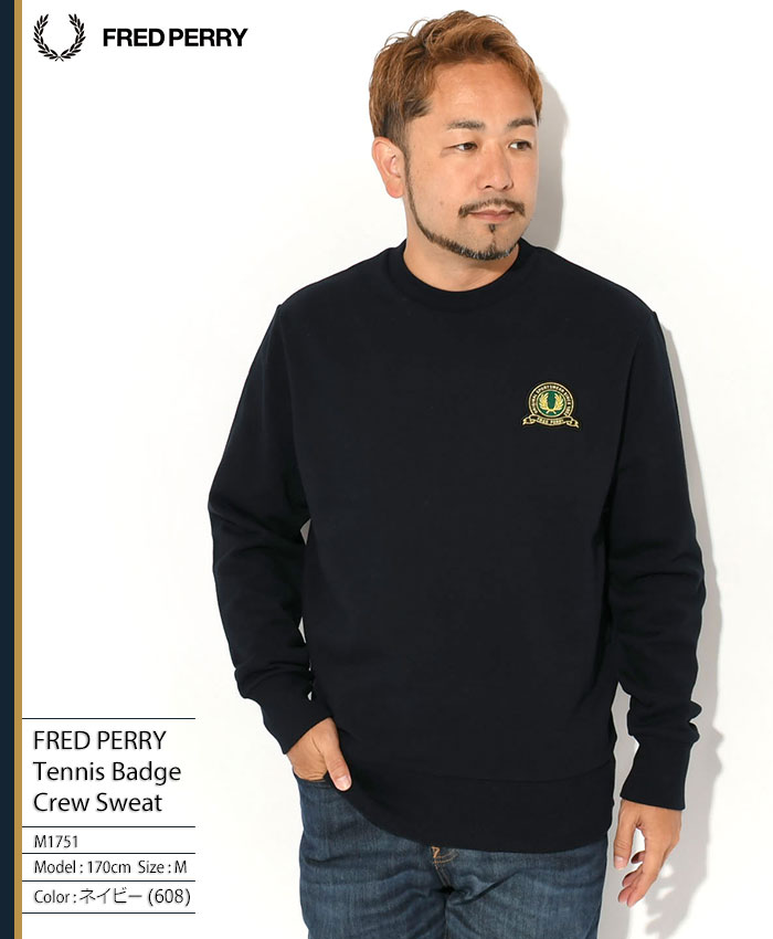 FRED PERRY（フレッドペリー） トレーナー メンズ テニス バッジ