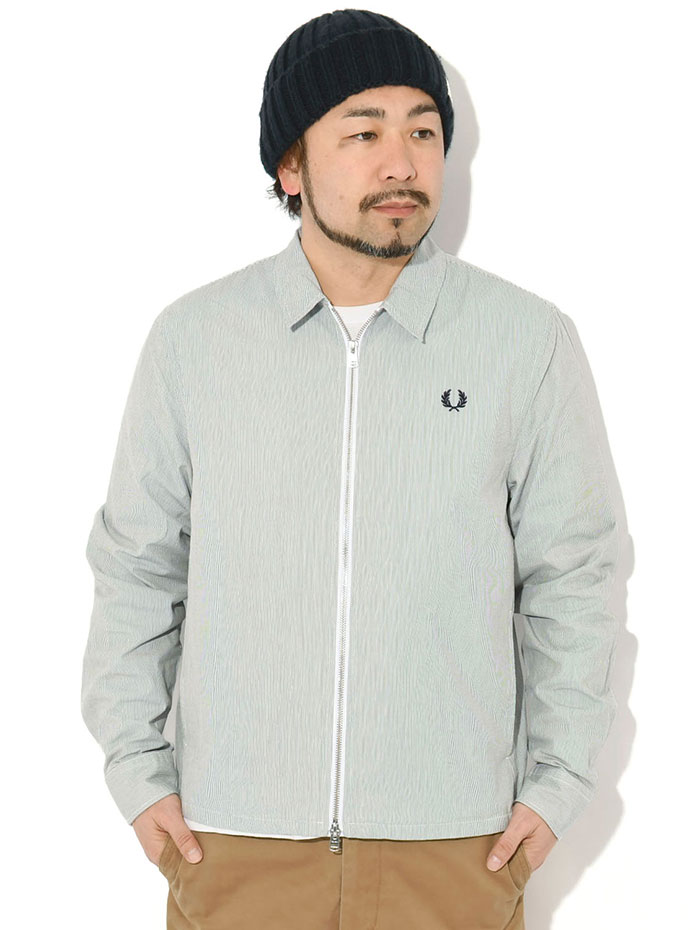 FRED PERRY（フレッドペリー） ジャケット メンズ ストライプド シア