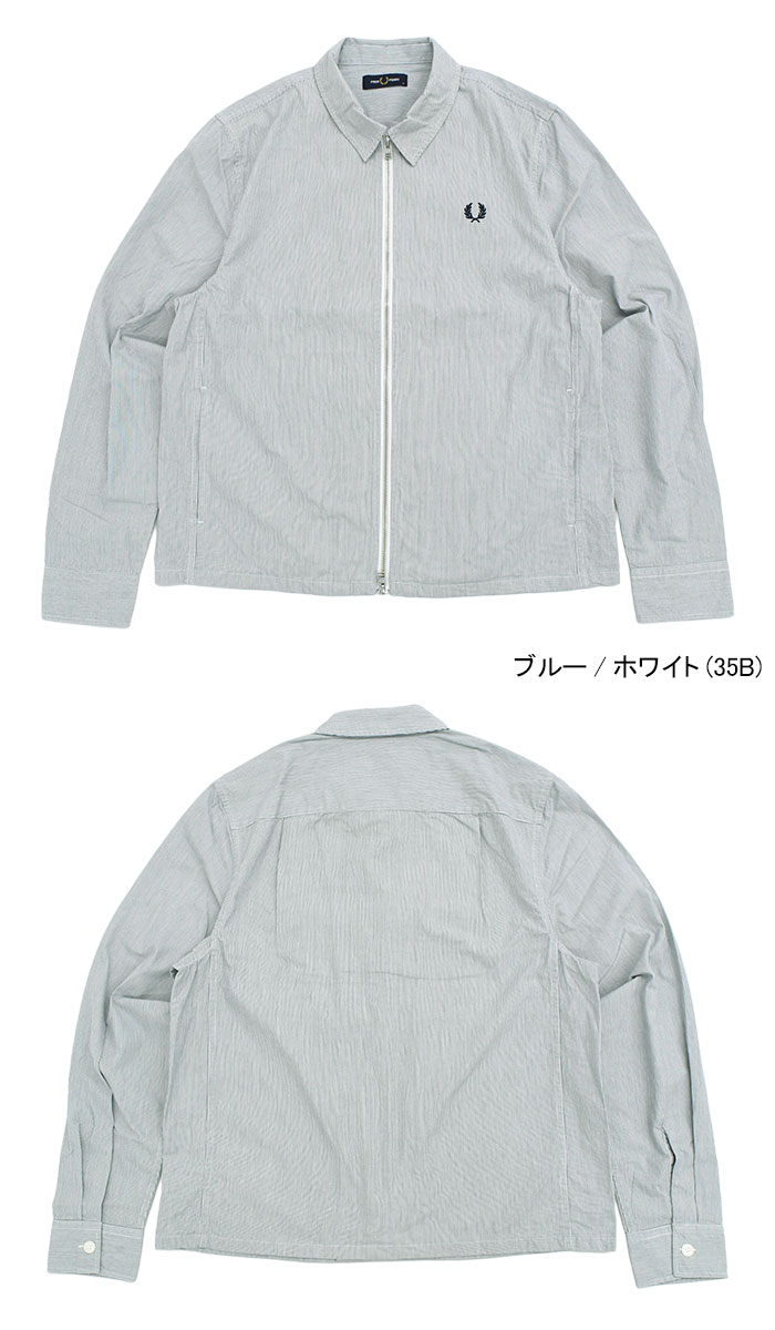 FRED PERRY（フレッドペリー） ジャケット メンズ ストライプド シア