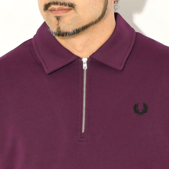 FRED PERRY（フレッドペリー） トレーナー メンズ ハーフ ジップ