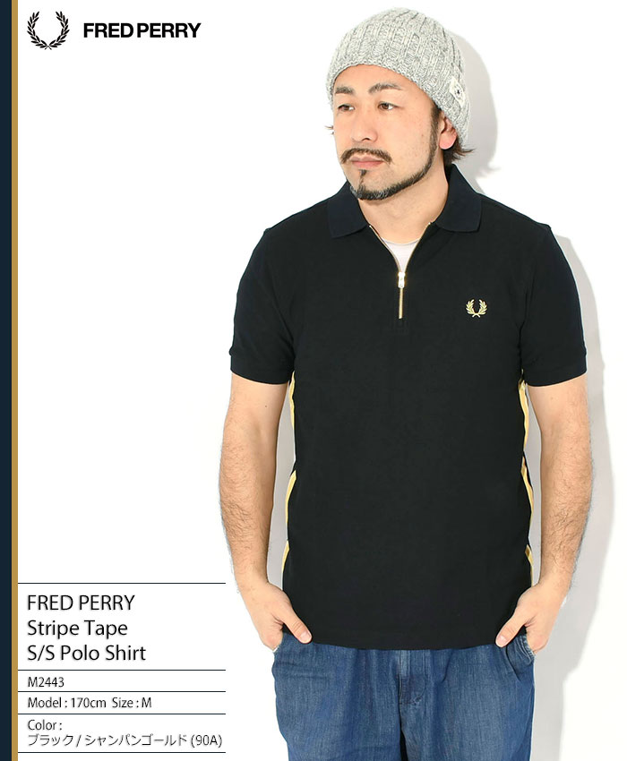 FRED PERRY（フレッドペリー） ポロシャツ 半袖 メンズ ストライプ