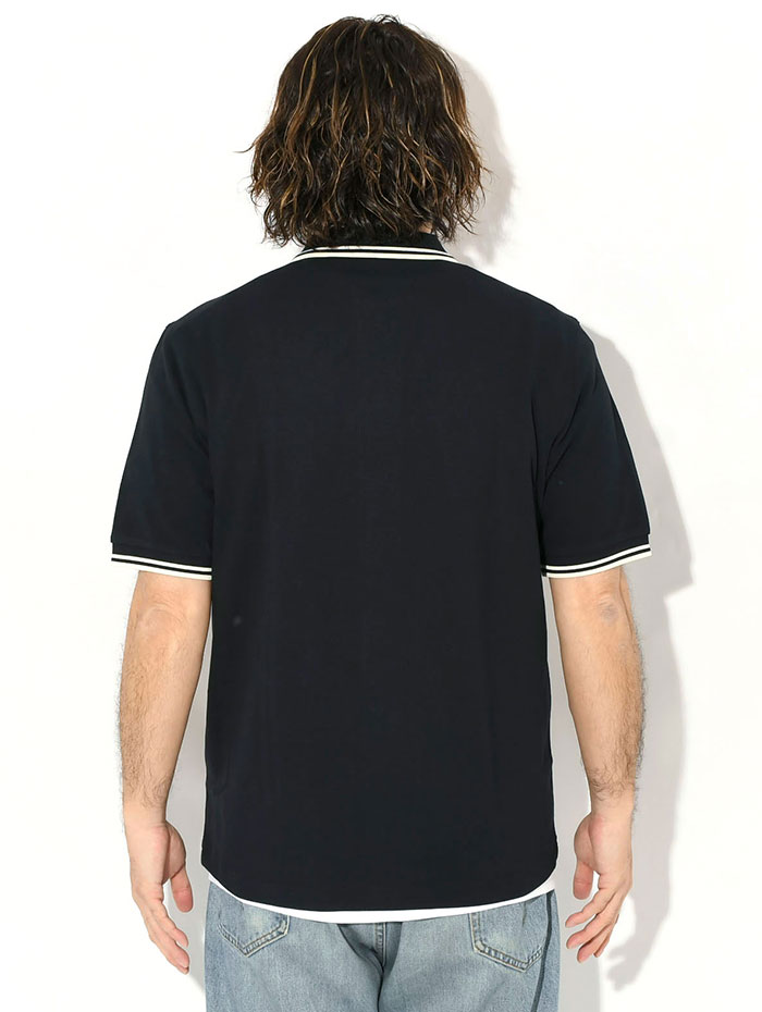 FRED PERRY（フレッドペリー） ポロシャツ 半袖 メンズ ボタン スルー