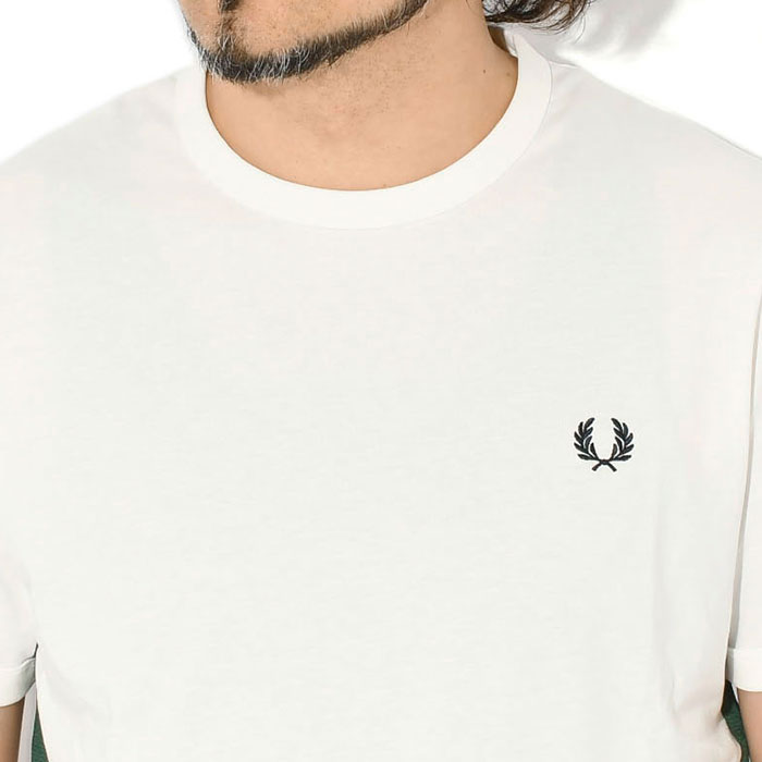 FRED PERRY（フレッドペリー） Tシャツ 半袖 メンズ ストライプ テープ