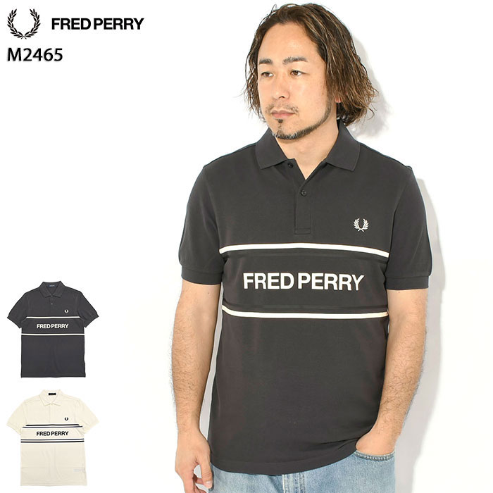 FRED PERRY（フレッドペリー） ポロシャツ 半袖 メンズ グラフィック