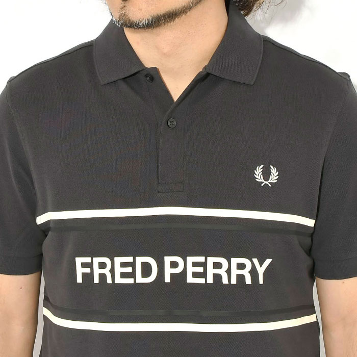 FRED PERRY（フレッドペリー） ポロシャツ 半袖 メンズ グラフィック