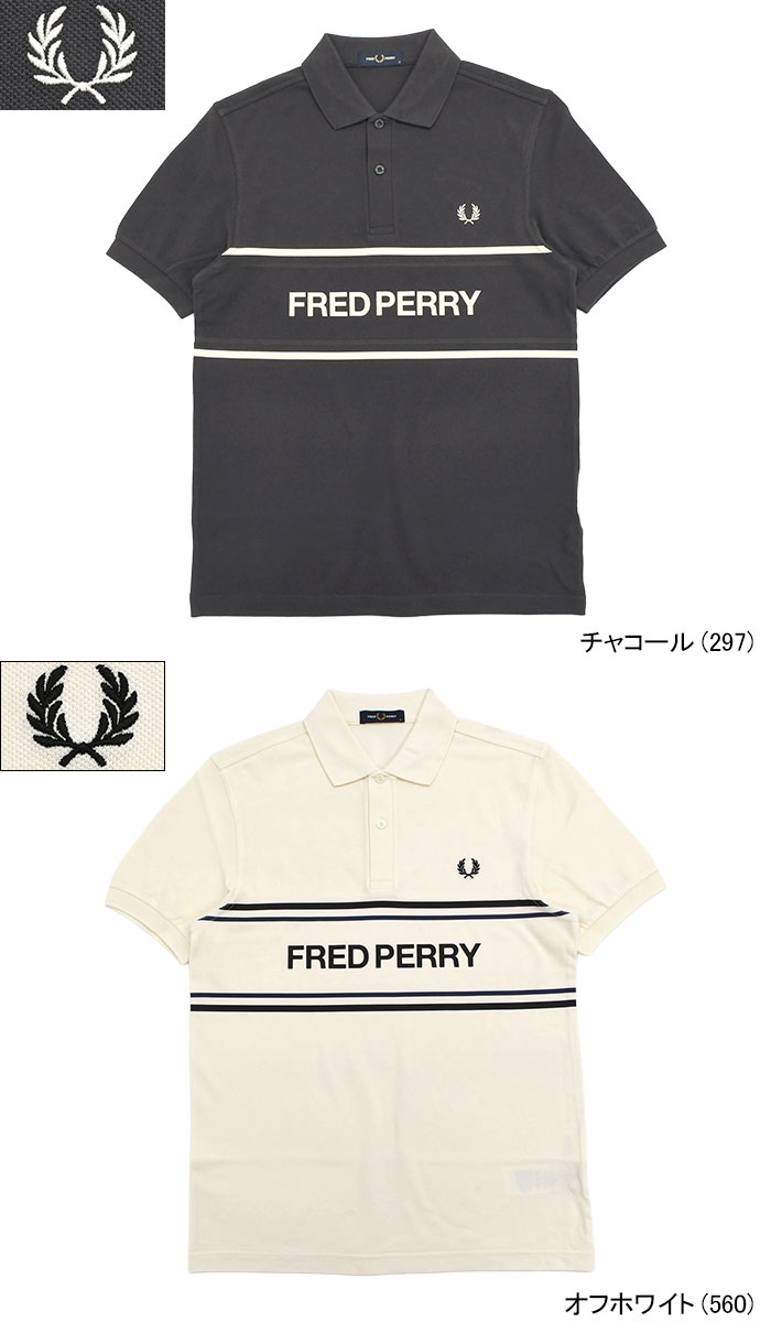 FRED PERRY（フレッドペリー） ポロシャツ 半袖 メンズ グラフィック