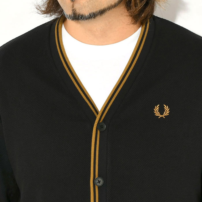 FRED PERRY（フレッドペリー） カーディガン メンズ ティップド ピケ