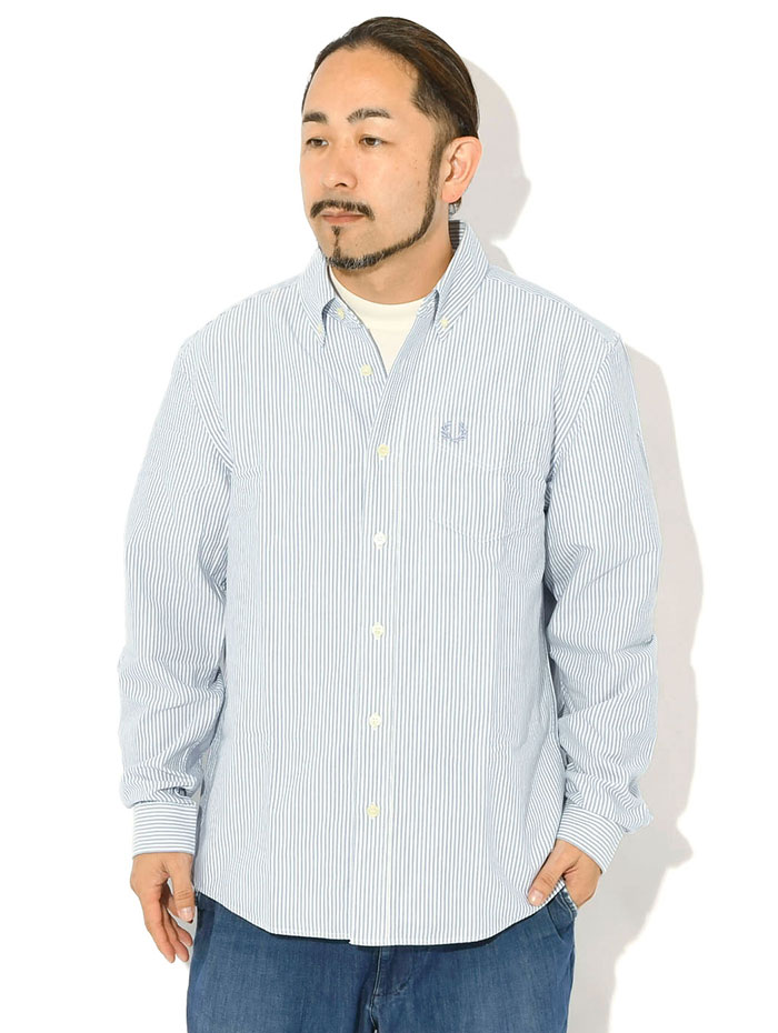 FRED PERRY（フレッドペリー） シャツ 長袖 メンズ リラックスド