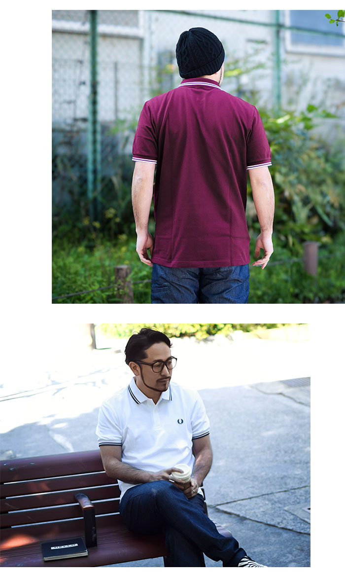 FRED PERRYフレッドペリーのポロシャツ Twin Tipped Fred Perry Polo Shirt10