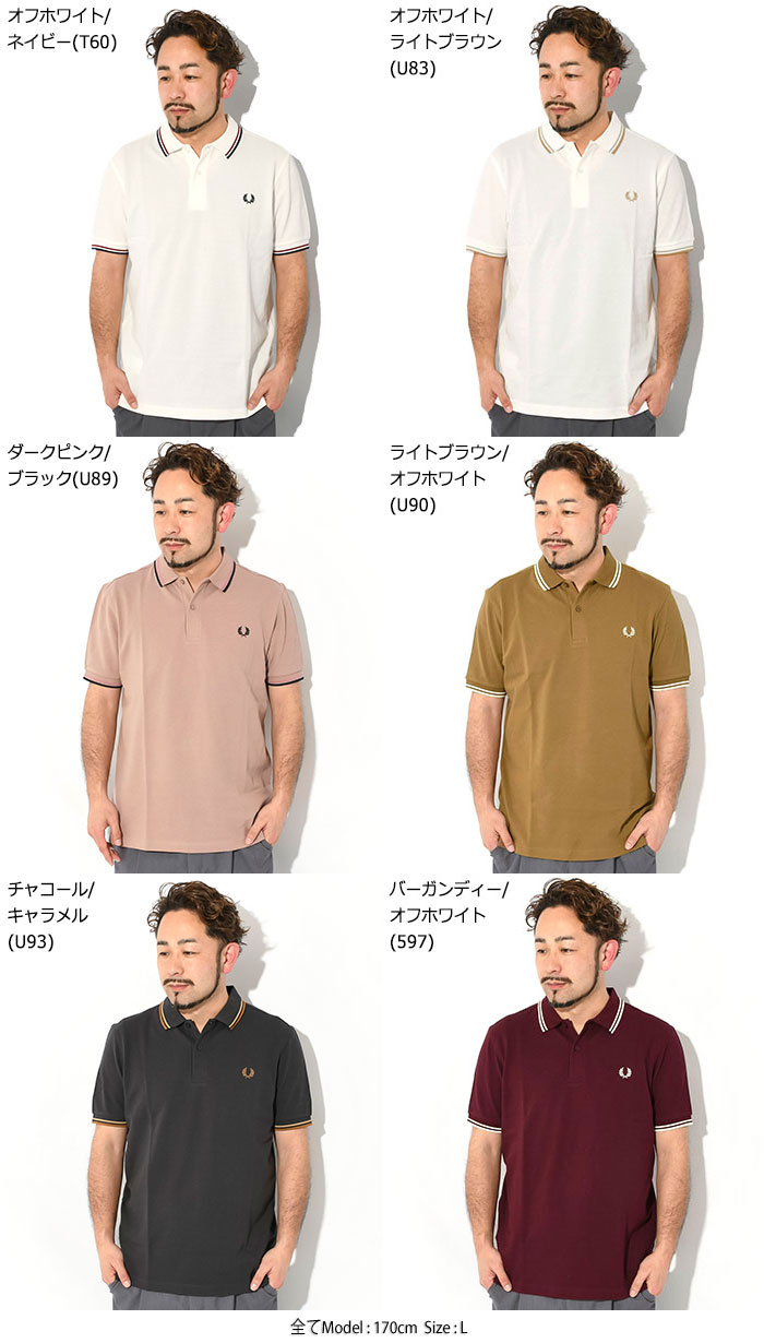 FRED PERRYフレッドペリーのポロシャツ Twin Tipped Fred Perry Polo Shirt12