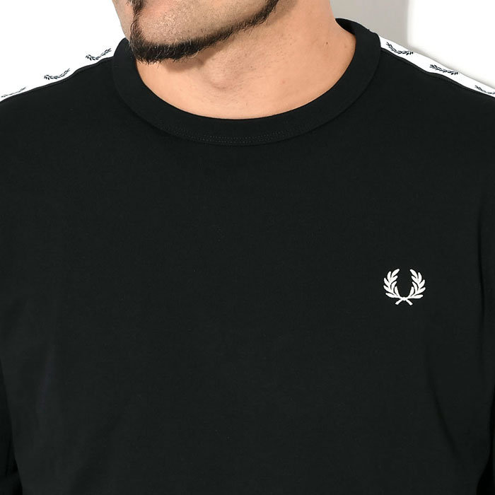 大人気 Fred Perry  長袖Tシャツ 楽天市場】FRED PERRY/フレッドペリーTAPED LONG SLEEVE T-SHIRT