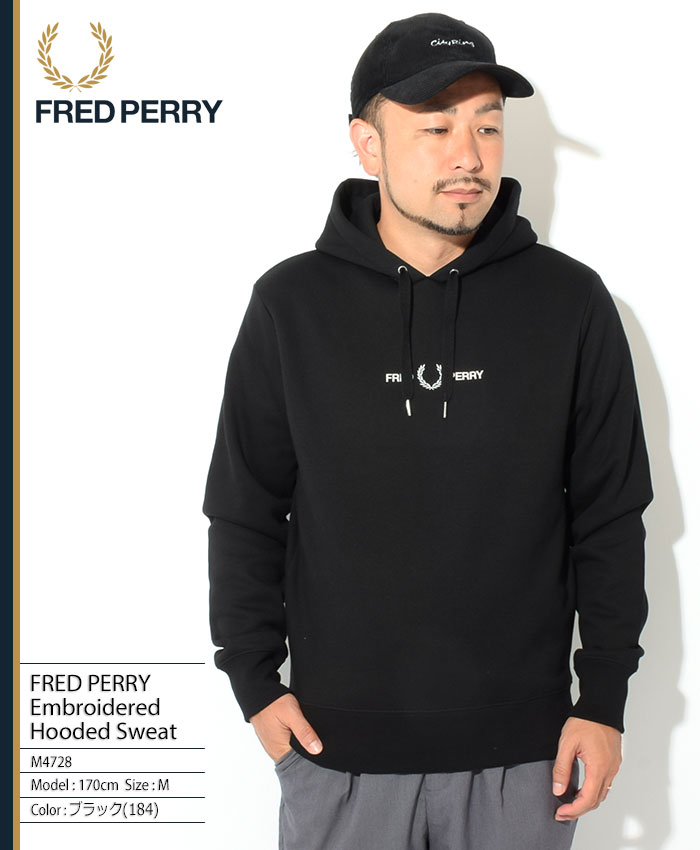 フレッドペリー パーカー プルオーバー FRED PERRY メンズ エンブ