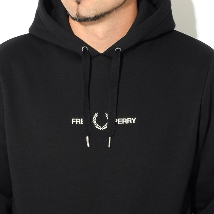 フレッドペリー パーカー プルオーバー FRED PERRY メンズ エンブロイダード フーデッド スウェット ( M4728 Embroidered  Hooded Sweat )