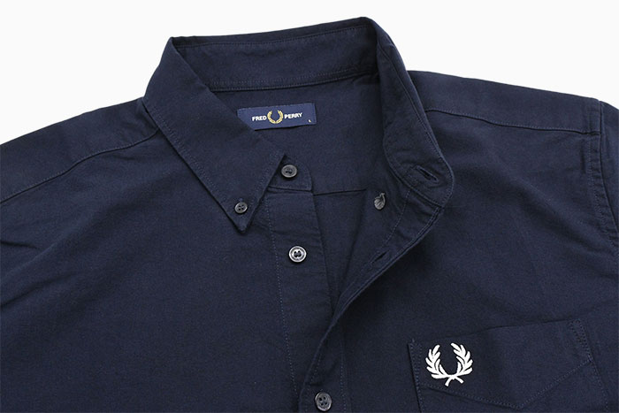 フレッドペリー　長袖シャツ　FRED PERRY Oxford Shirt(S 100：WHITE): | FRED PERRY JAPAN | フレッド