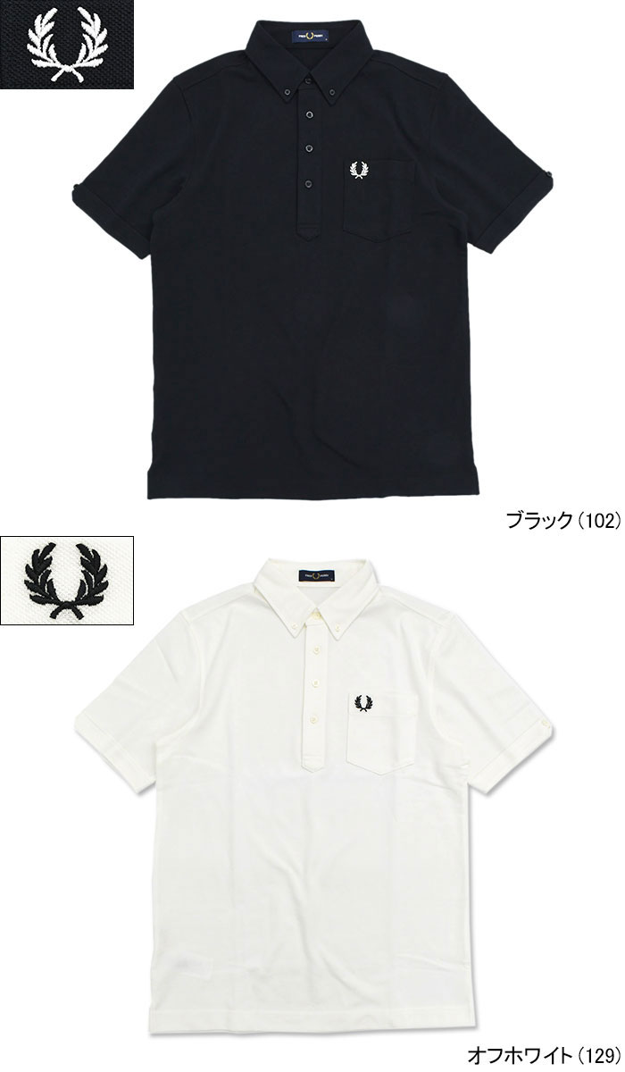 FRED PERRY（フレッドペリー） ポロシャツ 半袖 メンズ ボタンダウン