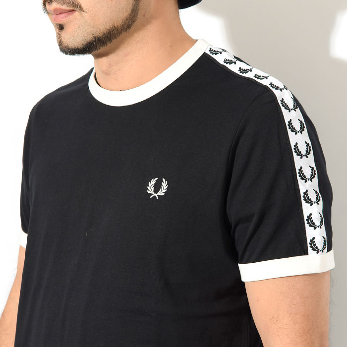 FRED PERRY フレッドペリー Tシャツ 半袖 メンズ テープド