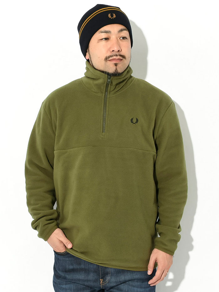 フレッドペリー ジャケット FRED PERRY メンズ ハーフ ジップ フリース