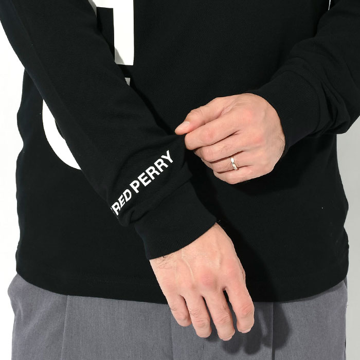 FRED PERRY（フレッドペリー） ポロシャツ 長袖 メンズ ボールド