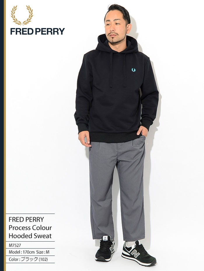 フレッドペリー プルオーバー パーカー FRED PERRY メンズ プロセス