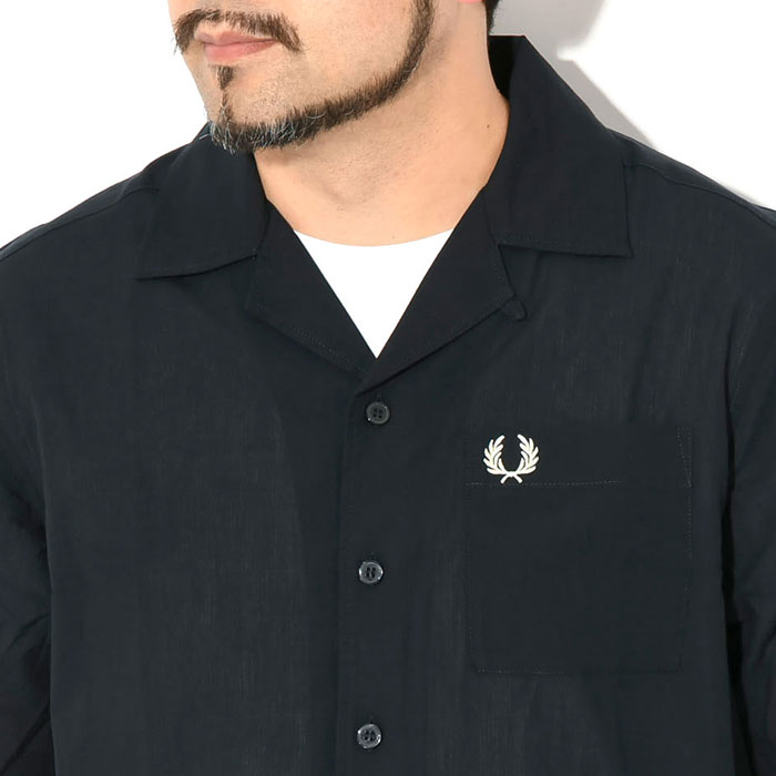 FRED PERRY フレッドペリー シャツ 半袖 メンズ ライトウェイト