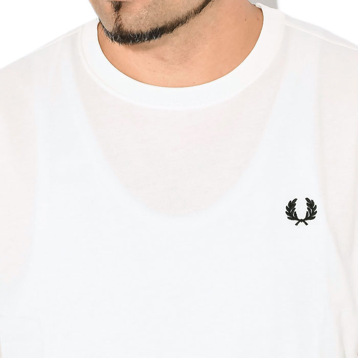 FRED PERRY クルーネック長袖Tシャツ FRED PERRY（フレッドペリー） ロンT Tシャツ 長袖 メンズ M8700