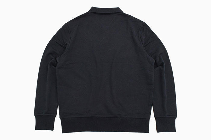 FRED PERRY ブラック長袖ポロシャツ M FRED PERRY フレッドペリー ポロシャツ 長袖 メンズ カラード