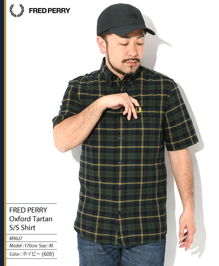 FRED PERRY フレッドペリー シャツ 半袖 メンズ