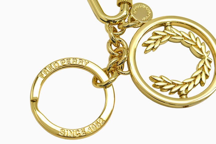 FRED PERRY（フレッドペリー） キーホルダー スピニング ローレル