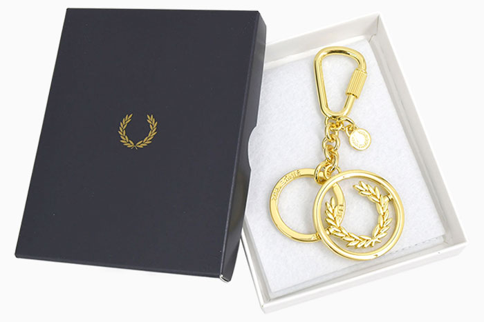 FRED PERRY（フレッドペリー） キーホルダー スピニング ローレル