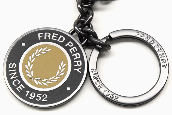 FRED PERRY フレッドペリー キーホルダー エナメル ブランデッド