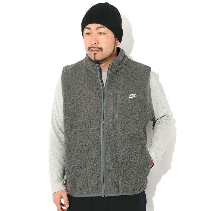 ナイキ ジャケット NIKE メンズ クラブ シーズナル ウィンターライズド ベスト グレー ( Club Seasonal Winterized  Vest Grey フリース アウター FZ0895-068 )