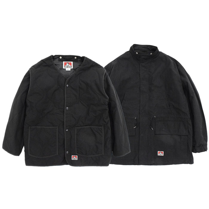 ベンデイビス ジャケット BEN DAVIS メンズ 3 ウェイ ワーカーズ コート ( G-1780014 3 Way Workers Coat JKT モッズコート アウター )