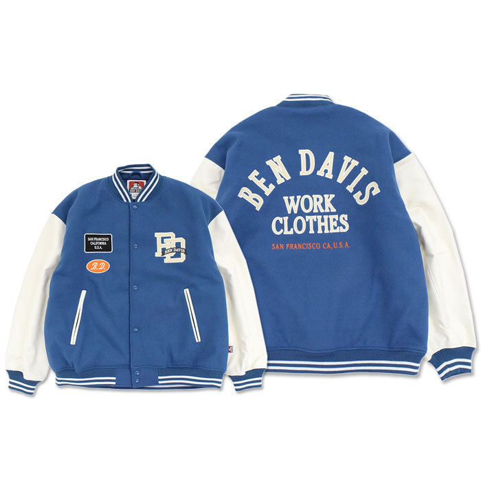 ベンデイビス ジャケット BEN DAVIS メンズ BD レターマン (G-2380002 BD Letterman JKT スタジャン スタジアムジャケット JACKET アウター)｜icefield｜04