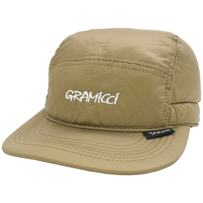 ♂新品・コラボ・ジェットキャップ【W.M.B.C.×TAION】ダウン　茶 Gramicci（グラミチ） キャップ タイオン ダウン コラボ ( GRAMICCI