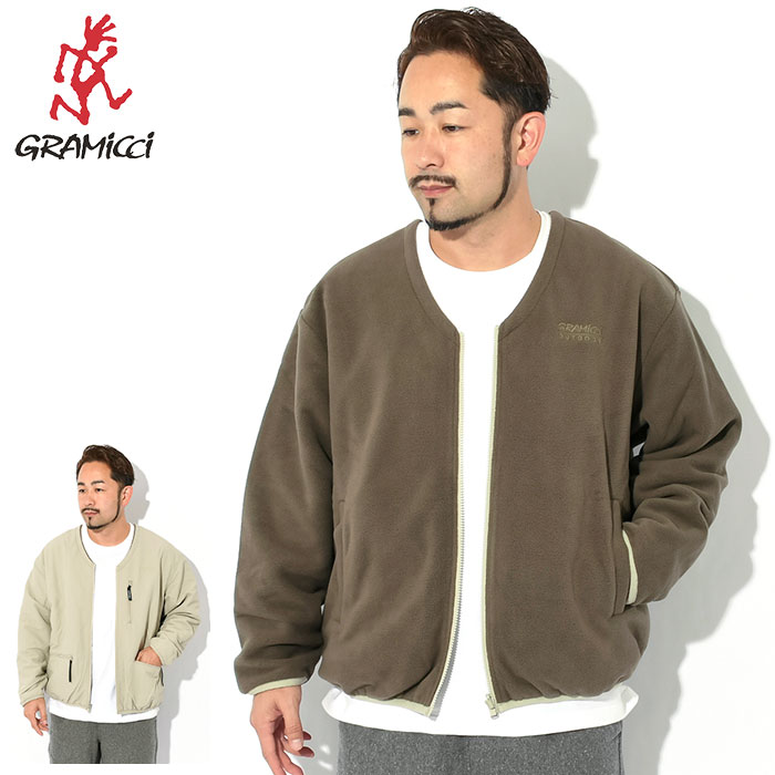 グラミチ ジャケット GRAMICCI メンズ リバーシブル フリース カーディガン ( Reversible Fleece Cardigan JKT  フリースジャケット アウター G3FU-J031 ) : grm-g3fu-j031 : ice field - 通販 - Yahoo!ショッピング