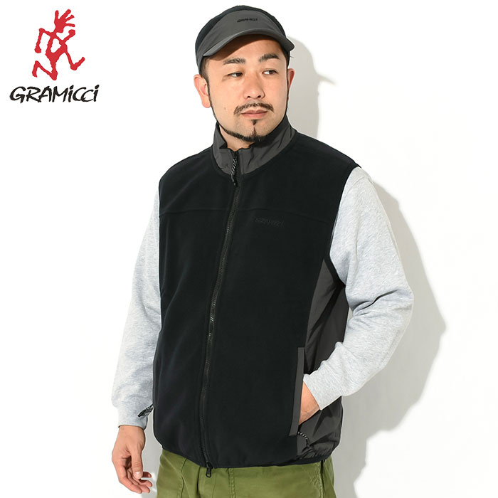 グラミチ ジャケット GRAMICCI メンズ ポーラテック ベスト ( Polartec Vest フリース FLEECE JACKET アウター  G3FU-J040 )