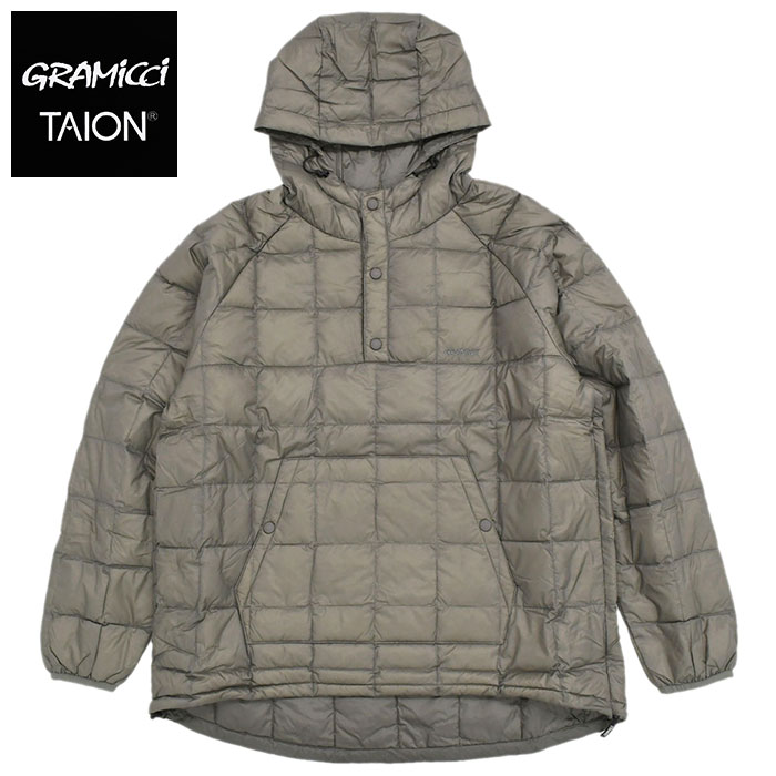 グラミチ ジャケット GRAMICCI メンズ タイオン ダウン プルオーバー コラボ(TAION Down Pullover JKT ダウンジャケット アウター G3FU-J102-TG)｜icefield｜03