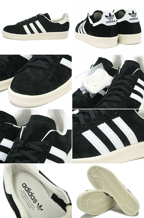 adidas Originals アディダス スニーカー キャンパス 80s Black