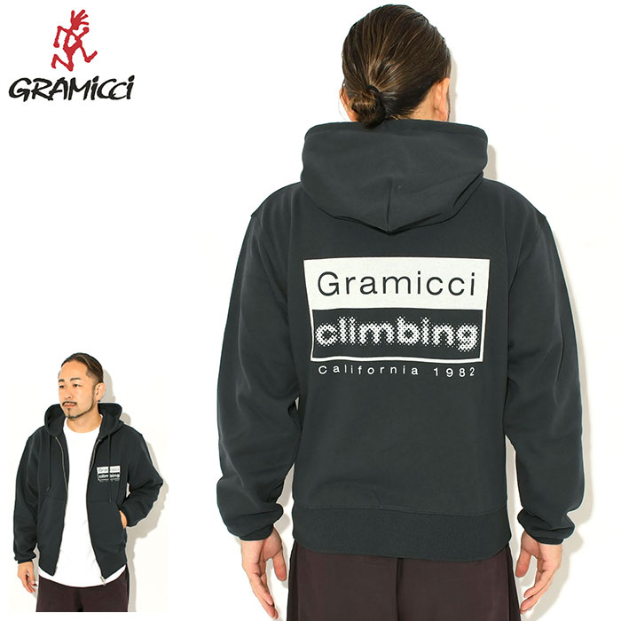 archive ribbed light zip parka ギミック グランジ Gramicci（グラミチ） パーカー ジップアップ メンズ クライミング