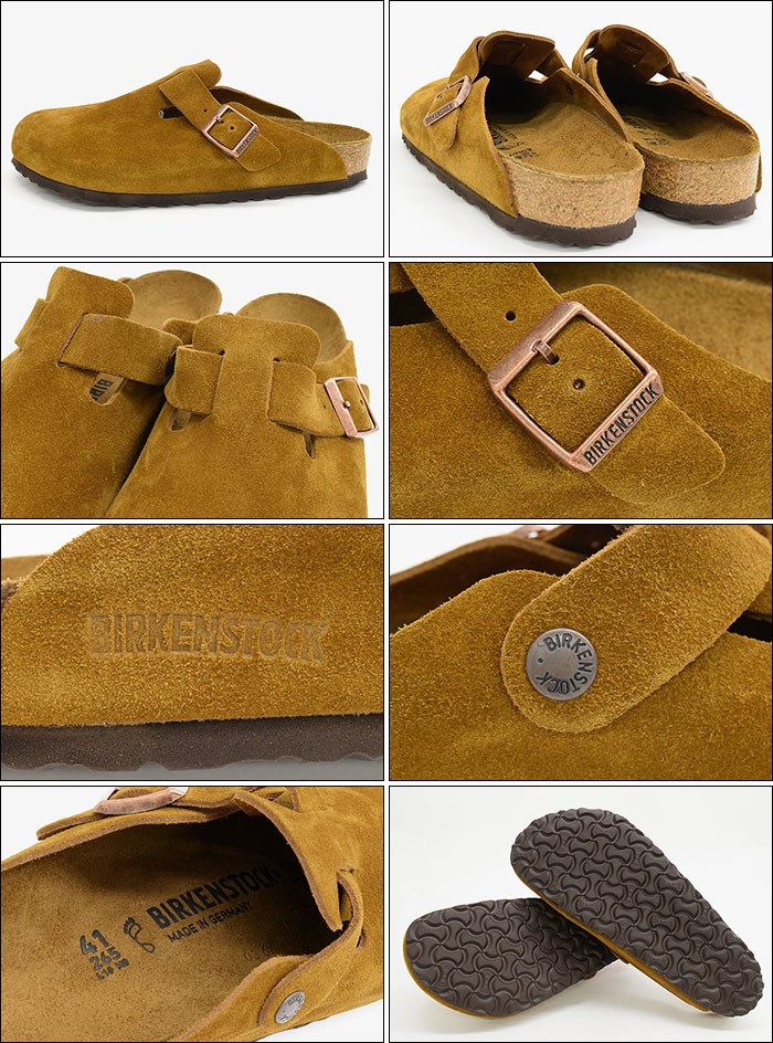 BIRKENSTOCK ブラウン スエード ボストン サンダル 42 BIRKENSTOCK＞ BOSTON/ボストン スエード サンダル（サンダル