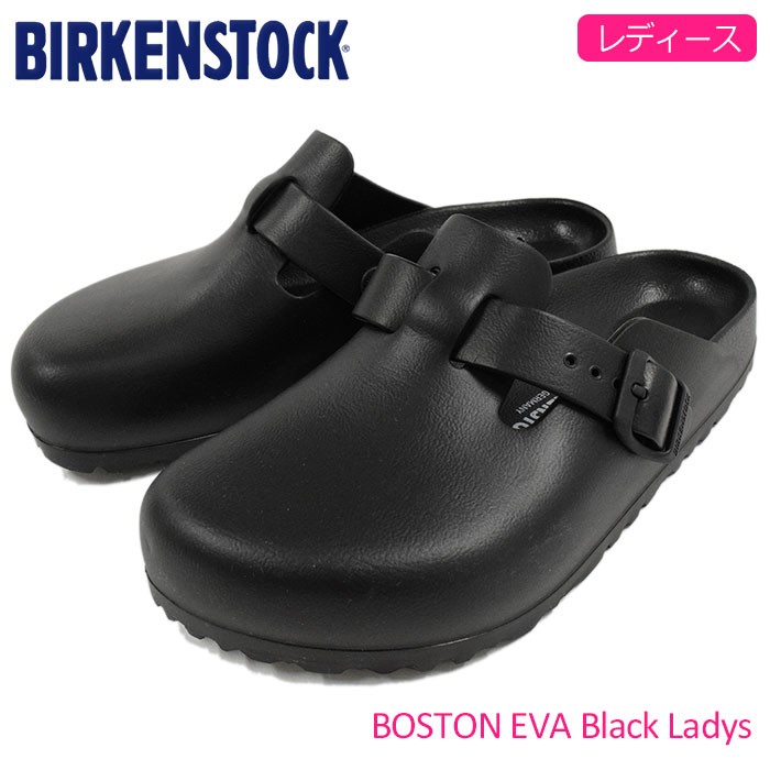 ビルケンシュトック BIRKENSTOCK サンダル レディース 女性用 ボストン EVA Black(birkenstock BOSTON EVA  幅狭 ナロー GE127103)